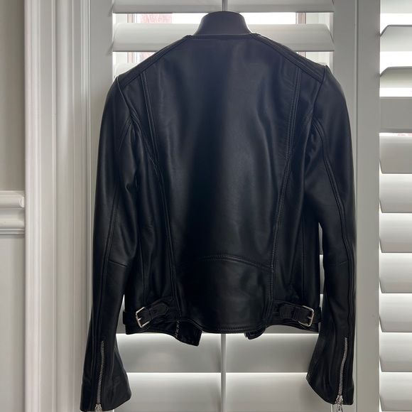 Leather Jacket XS - Massimo Dutti - Picture 5 of 11